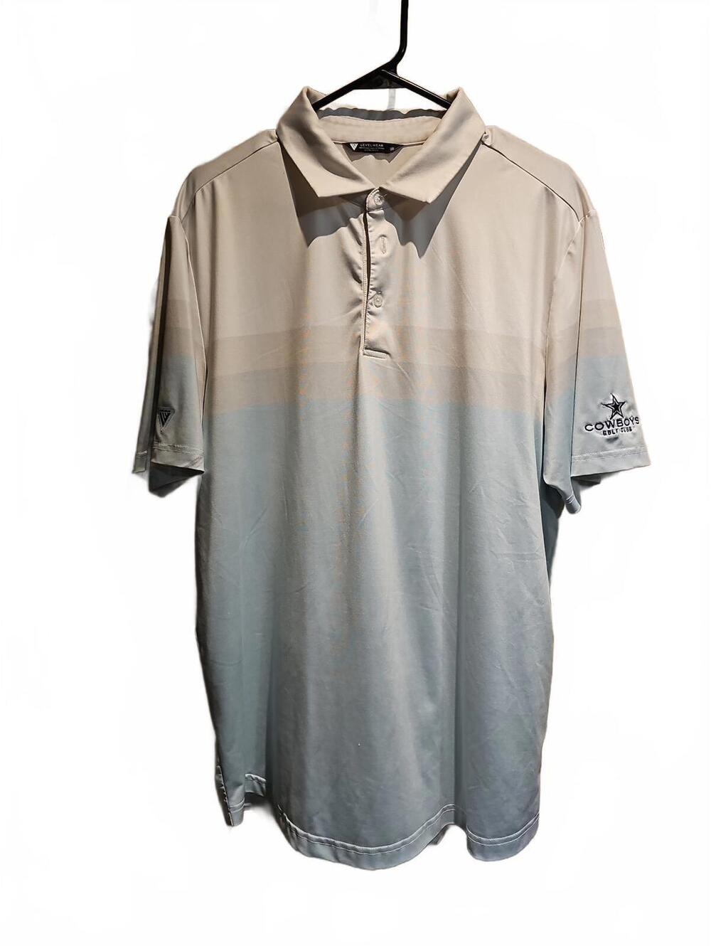 Dallas Cowboys Golf Club Level Wear polo size L
